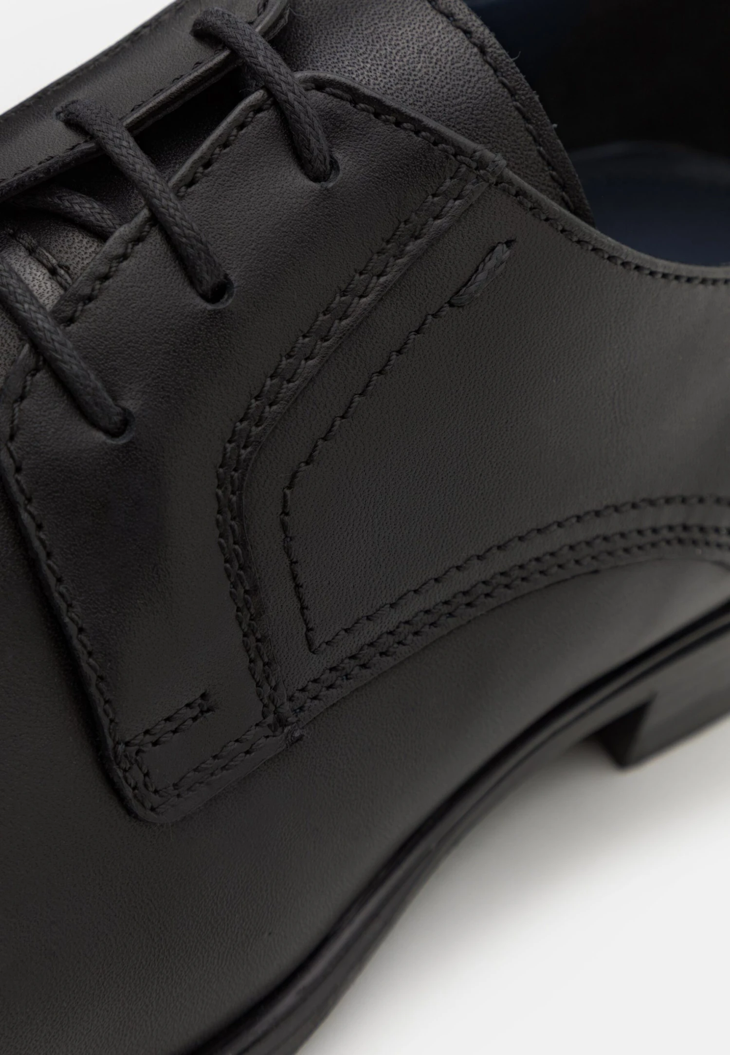 Pier One LEATHER - Oksfordki - Black 8 Pier One LEATHER - Oksfordki - Black - obrazek 6