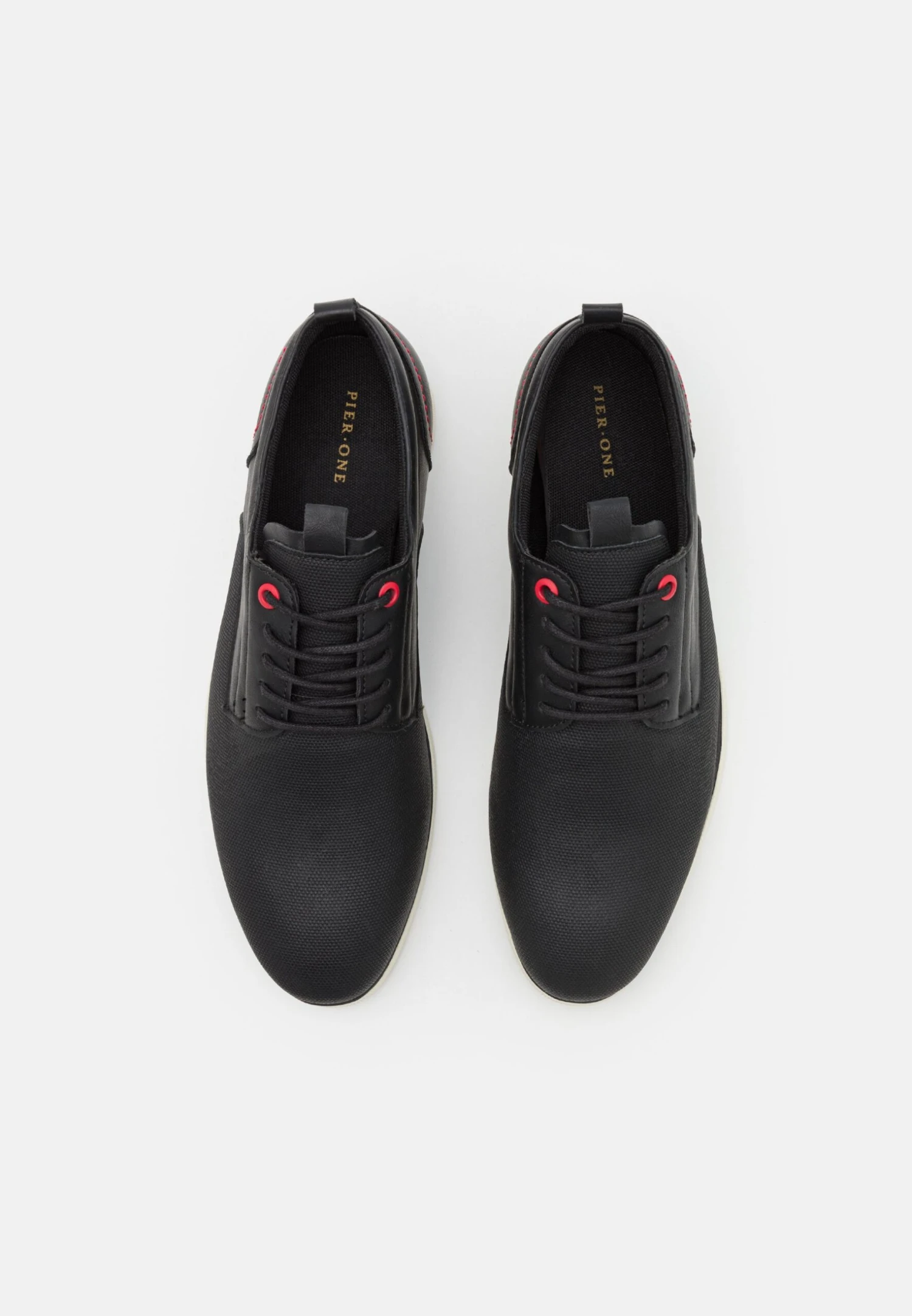 Pier One Sznurowane Obuwie Sportowe - Black 6 Pier One Sznurowane Obuwie Sportowe - Black - obrazek 4