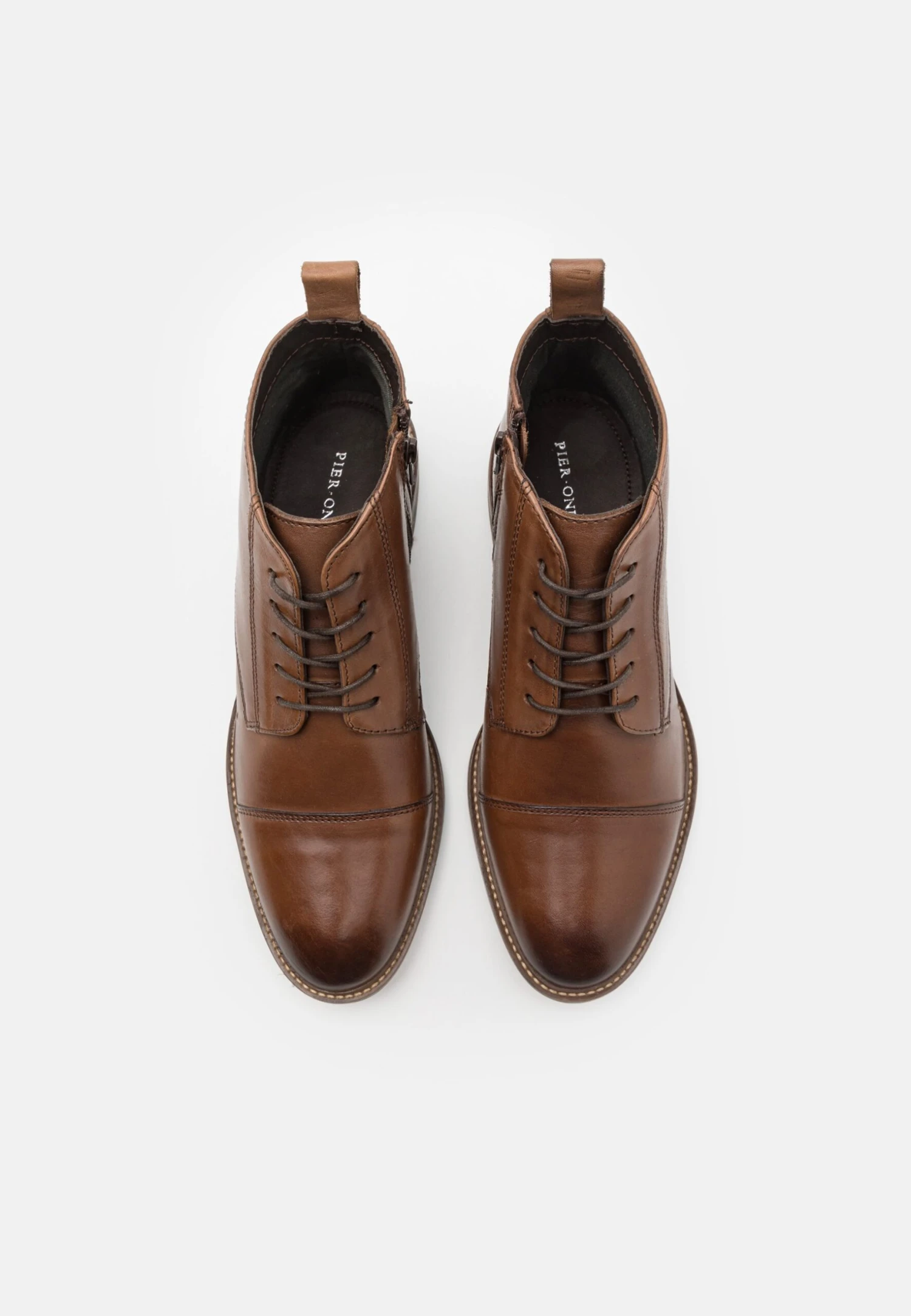 Pier One LEATHER - Oksfordki - Brown 5 Pier One LEATHER - Oksfordki - Brown - obrazek 3