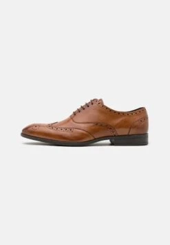 Pier One LEATHER - Eleganckie Buty - Cognac