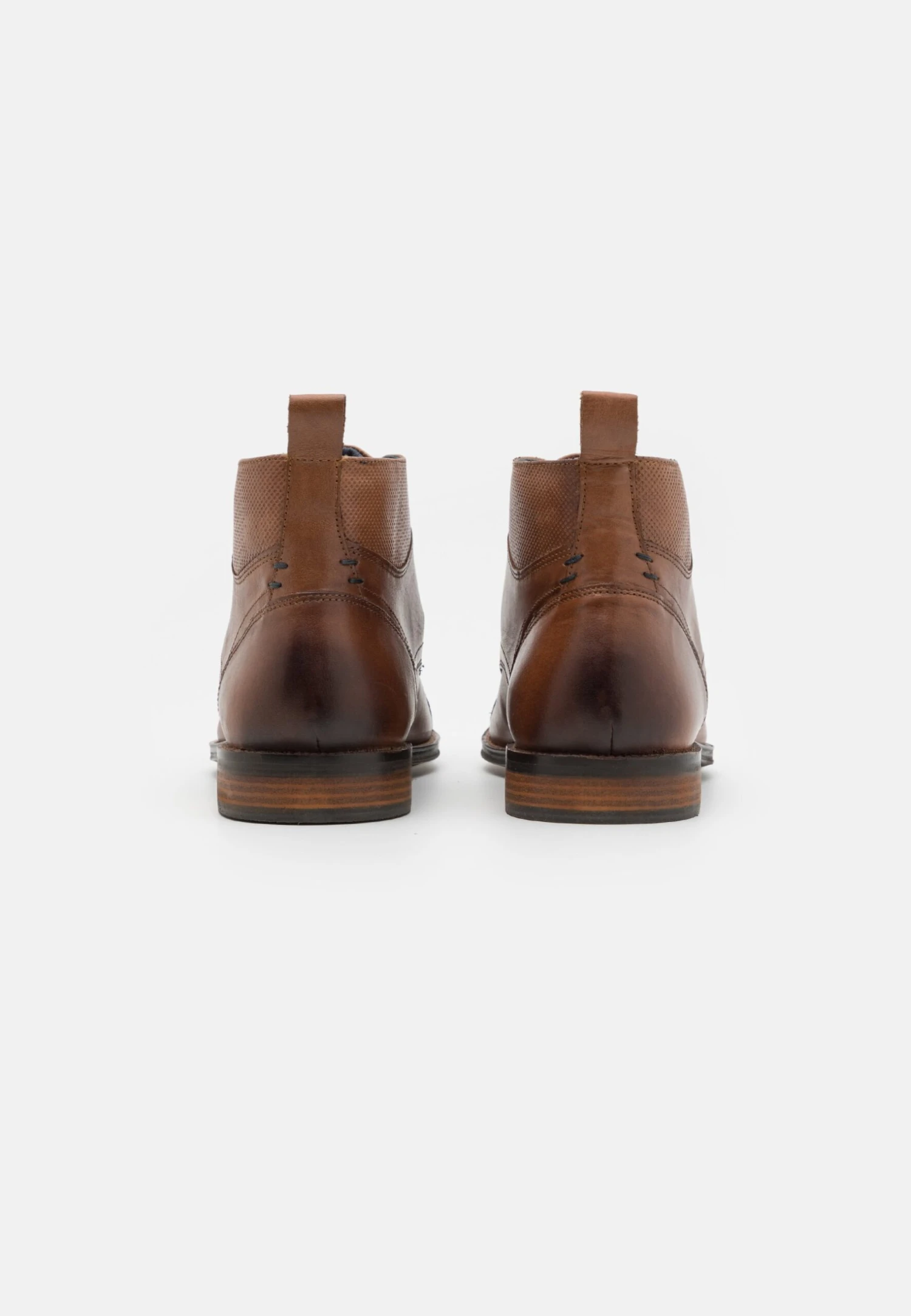 Pier One LEATHER - Botki Sznurowane - Cognac 4 Pier One LEATHER - Botki Sznurowane - Cognac - obrazek 2