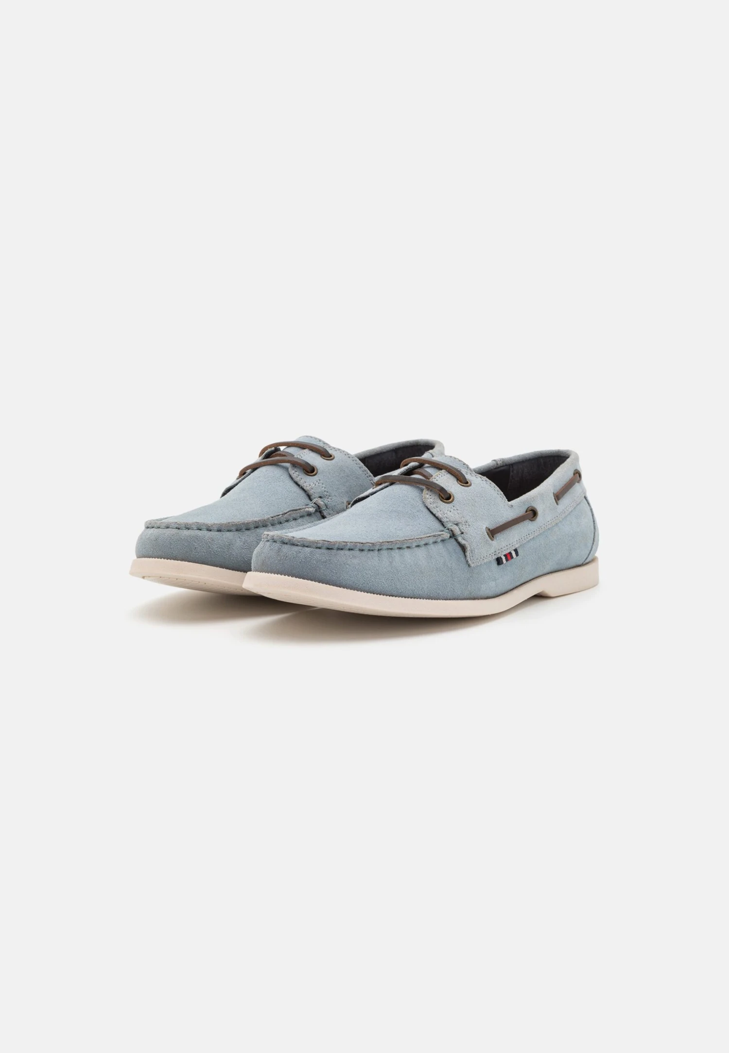 Pier One LEATHER UNISEX - Buty żeglarskie - Light Blue 4 Pier One LEATHER UNISEX - Buty żeglarskie - Light Blue - obrazek 2