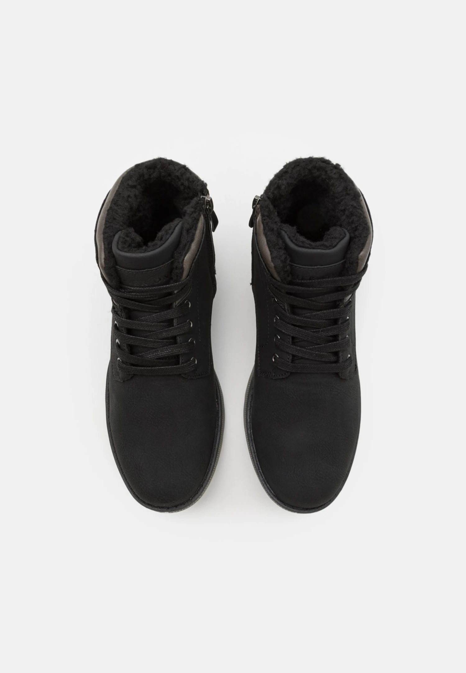 Pier One Botki Sznurowane - Dark Grey 5 Pier One Botki Sznurowane - Dark Grey - obrazek 3