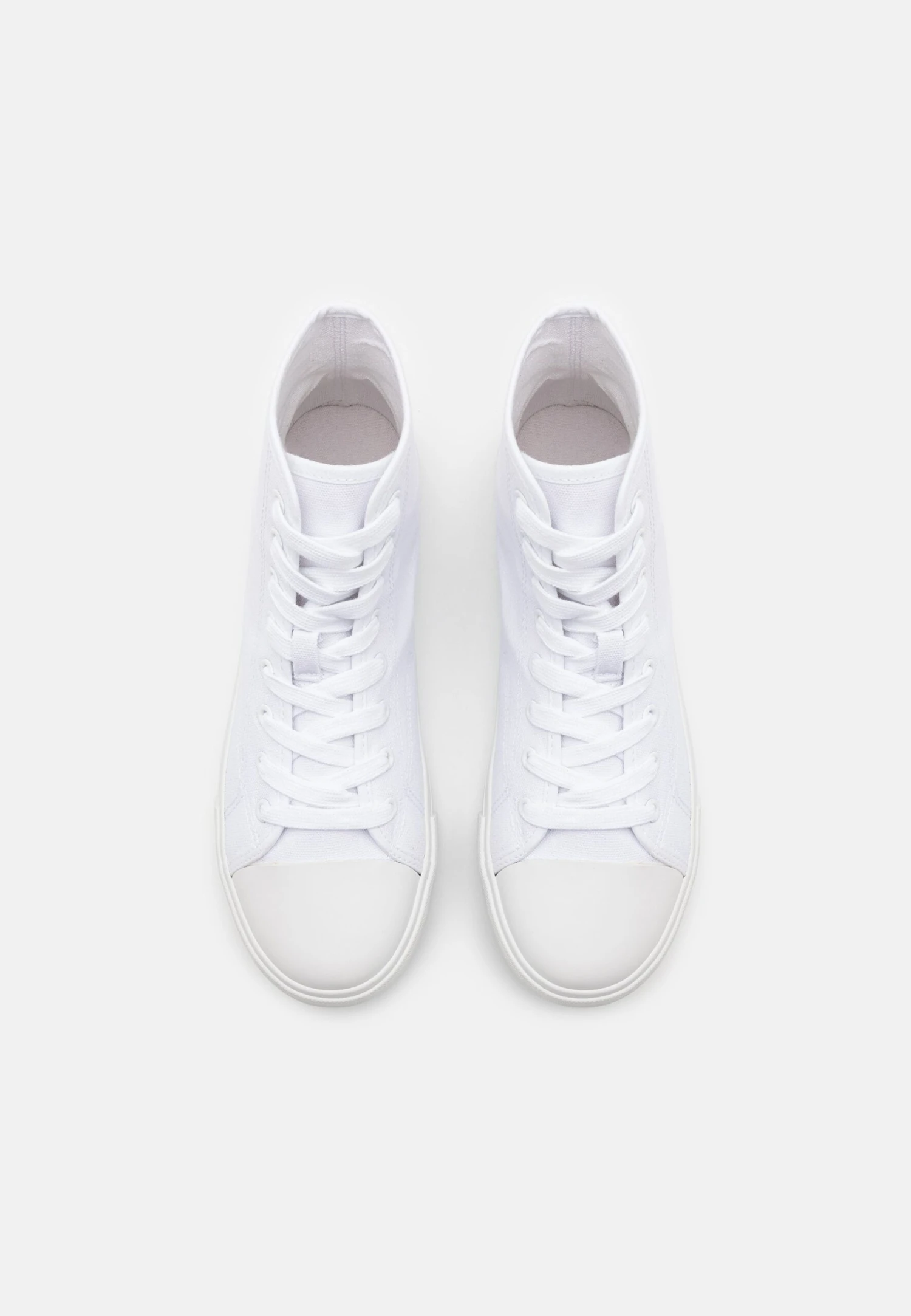 Pier One UNISEX - Sneakersy Wysokie - White 6 Pier One UNISEX - Sneakersy Wysokie - White - obrazek 4