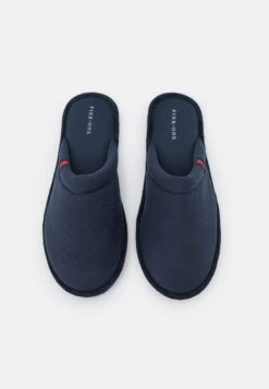 Pier One Kapcie - Dark Blue -Dyskont Obuwniczy a980ddae57c846959579e8a4a1384f89