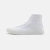 Pier One UNISEX - Sneakersy Wysokie - White -Dyskont Obuwniczy ab484e4a4d894599ad89c65d031abde3