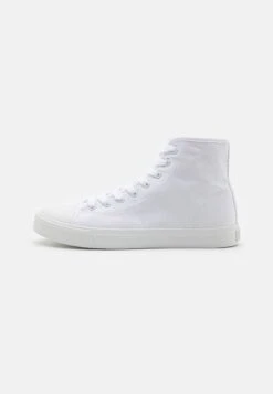 Pier One UNISEX - Sneakersy Wysokie - White