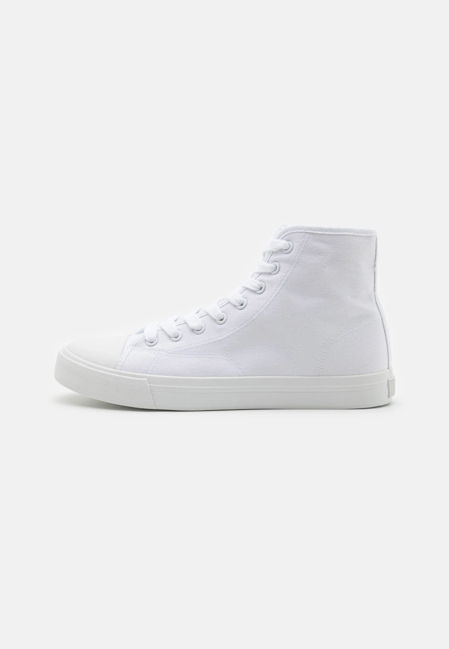 Pier One UNISEX - Sneakersy Wysokie - White 3 Pier One UNISEX - Sneakersy Wysokie - White