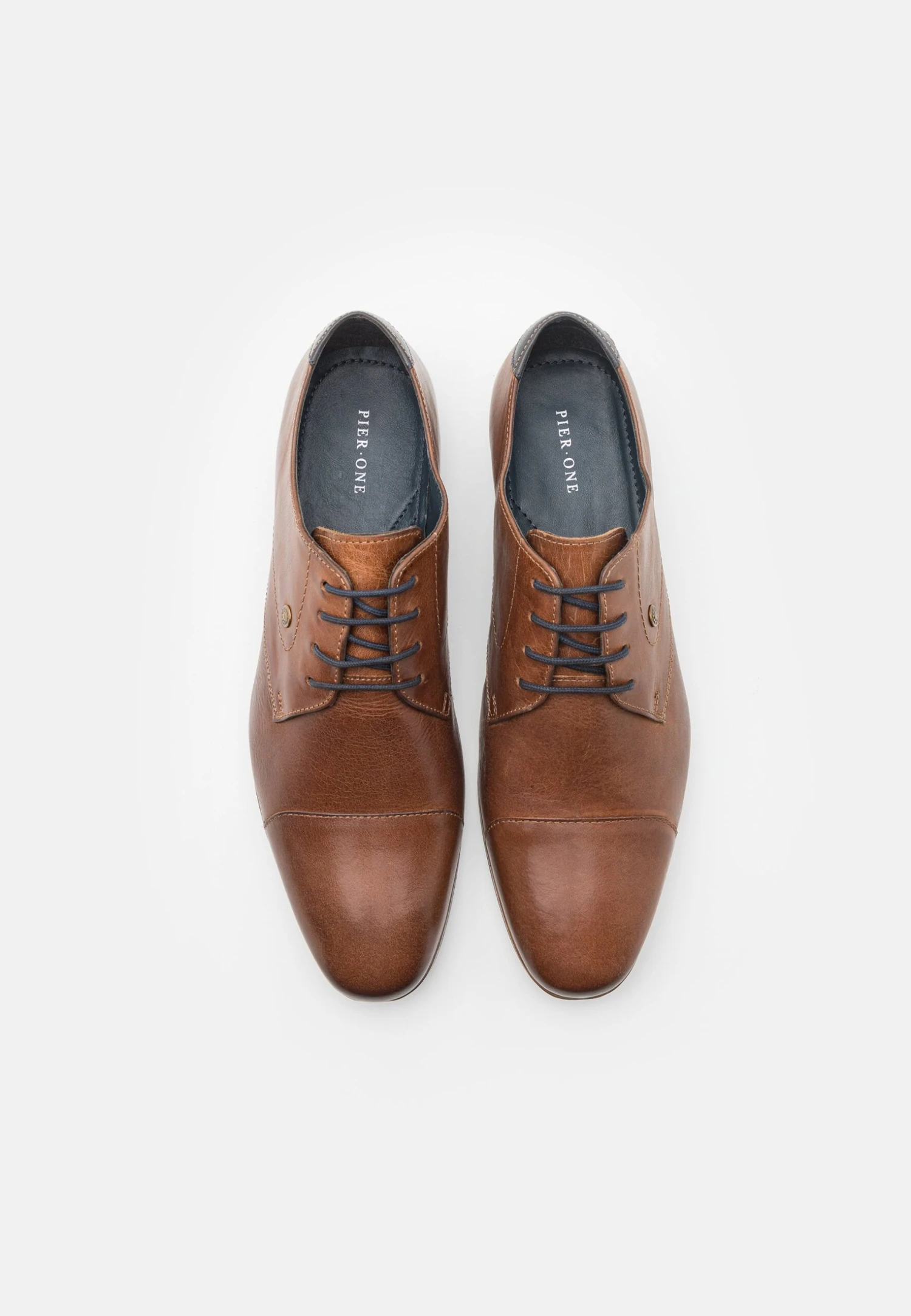 Pier One LEATHER - Oksfordki - Camel 6 Pier One LEATHER - Oksfordki - Camel - obrazek 4