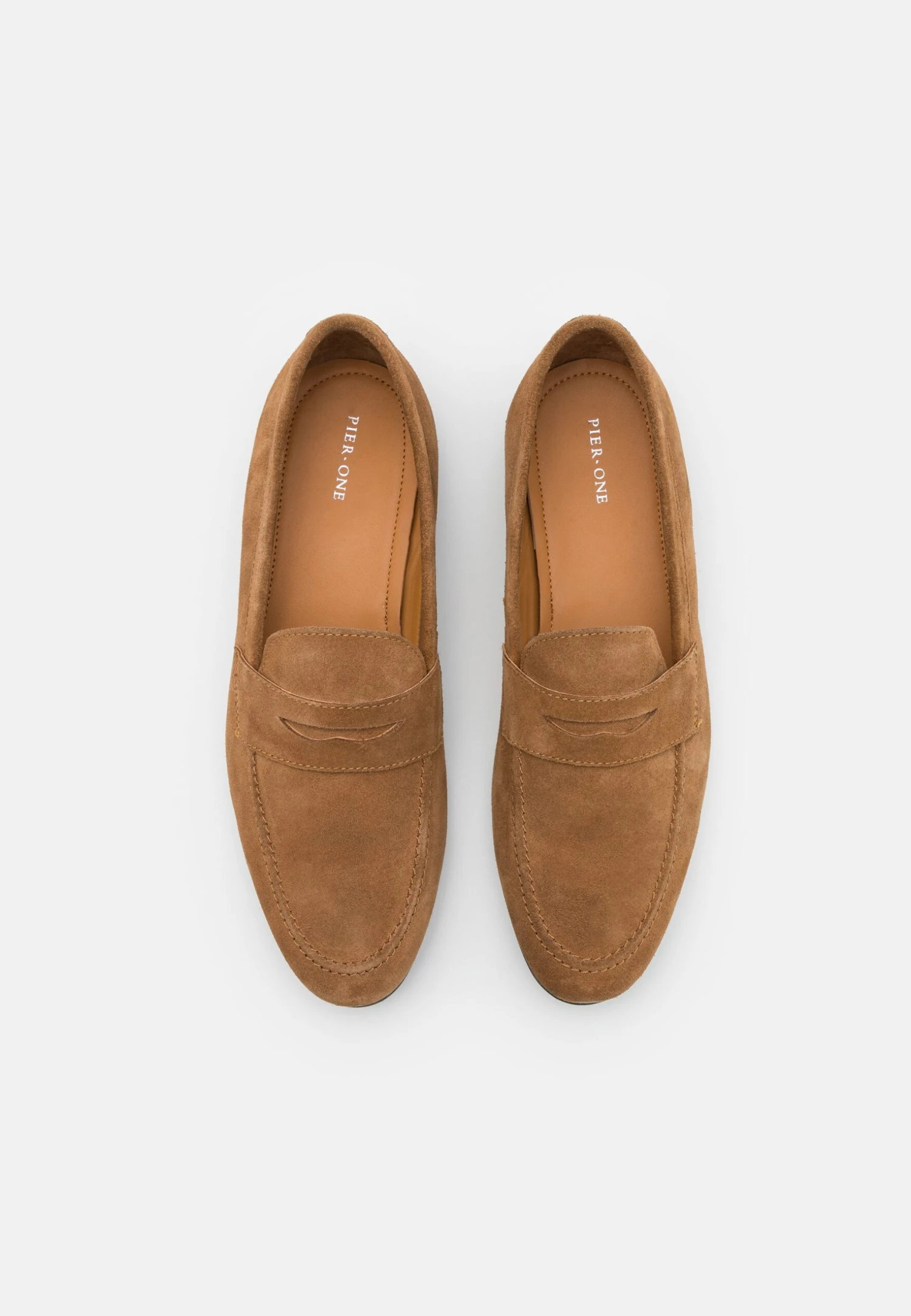 Pier One LEATHER - Półbuty Wsuwane - Cognac 6 Pier One LEATHER - Półbuty Wsuwane - Cognac - obrazek 4