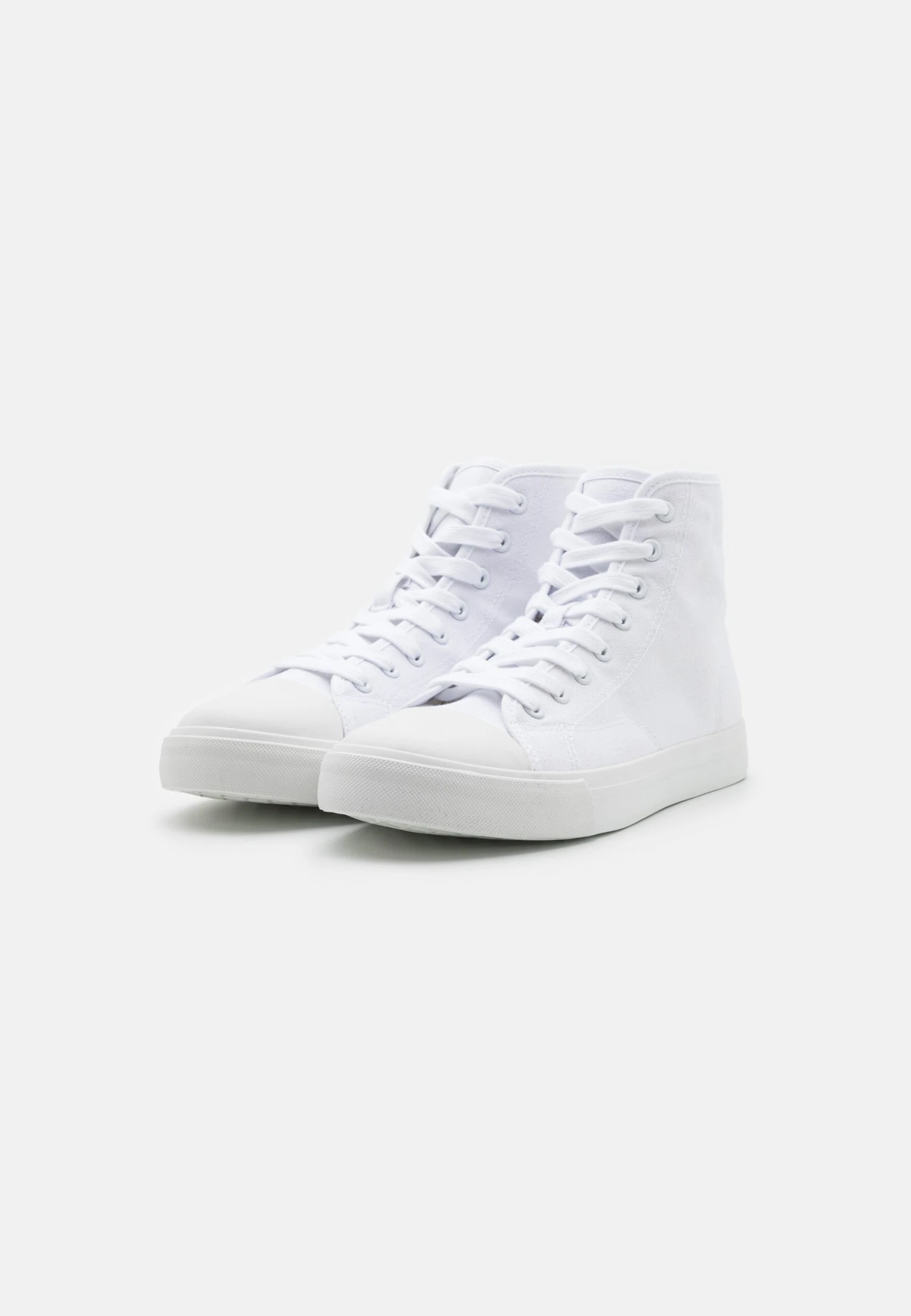 Pier One UNISEX - Sneakersy Wysokie - White 4 Pier One UNISEX - Sneakersy Wysokie - White - obrazek 2