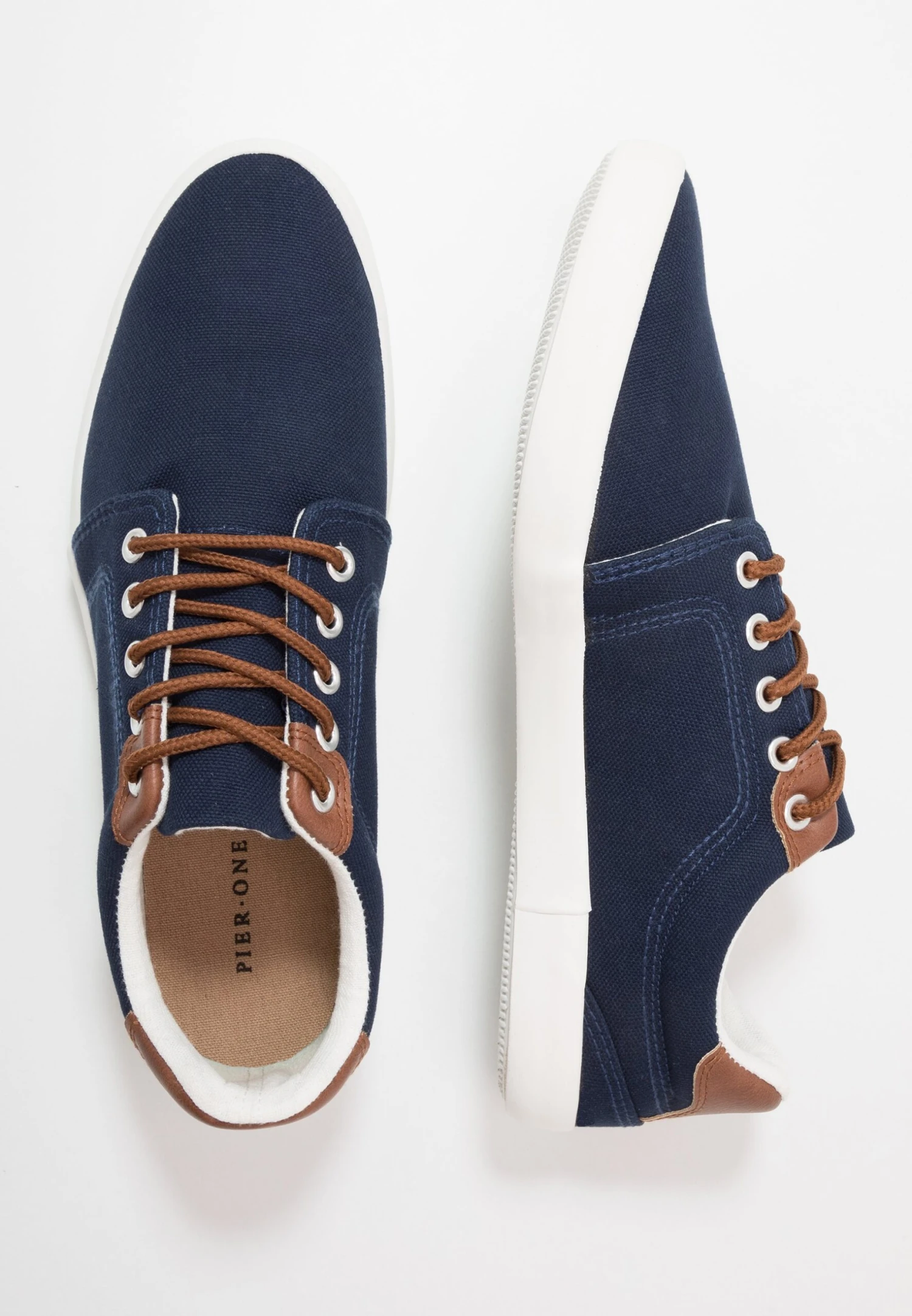 Pier One UNISEX - Sneakersy Niskie - Dark Blue 3 Pier One UNISEX - Sneakersy Niskie - Dark Blue