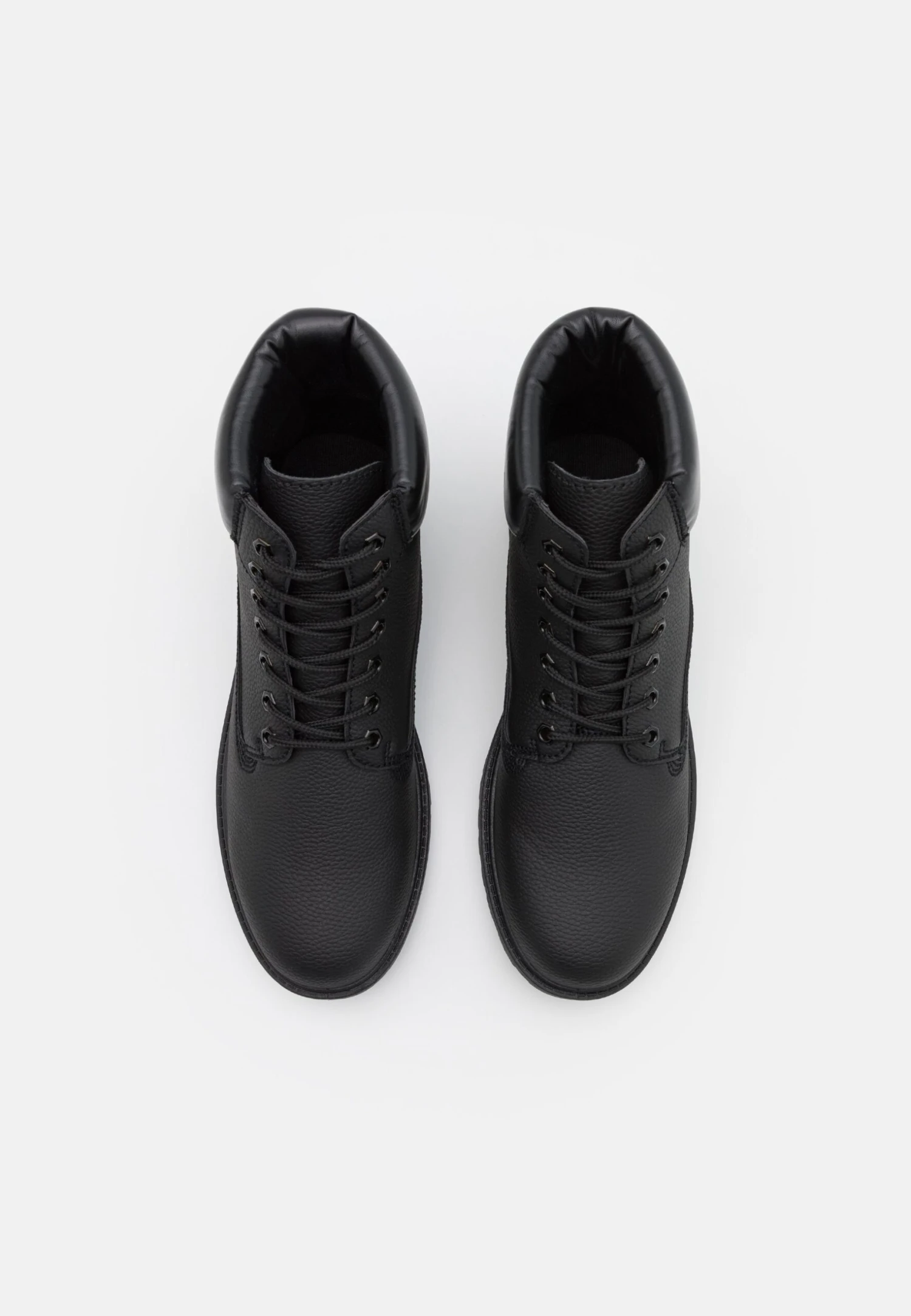 Pier One Botki Sznurowane - Black 6 Pier One Botki Sznurowane - Black - obrazek 4