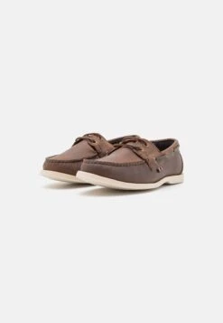 Pier One LEATHER UNISEX - Buty żeglarskie - Brown 9 Pier One LEATHER UNISEX - Buty żeglarskie - Brown -Dyskont Obuwniczy daf37c38d21c4b6981fe2a5f9020678e